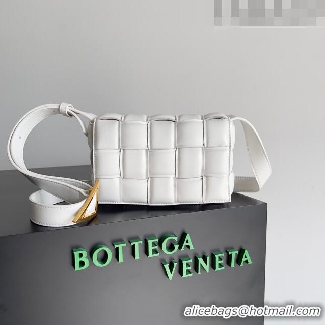 Discount Bottega Veneta Small Padded Cassette Cross-body Bag 717506 White 2023