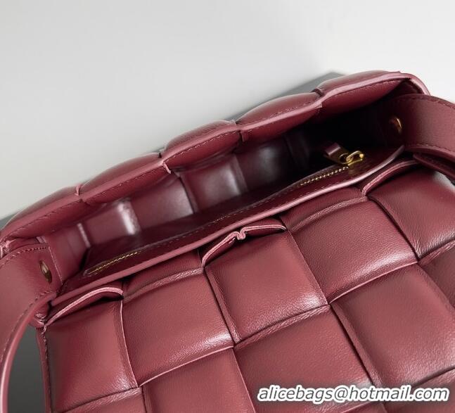 Popular Style Bottega Veneta Small Padded Cassette Cross-body Bag 717506 Burgundy 2023