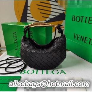 Classic Specials Bottega Veneta Mini Sardine Bag in Intrecciato Leather 744267 Black 2023