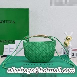 Most Popular Bottega Veneta Mini Sardine Bag in Intrecciato Leather 744267 Green 2023