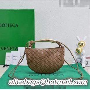 Trendy Design Bottega Veneta Mini Sardine Bag in Intrecciato Leather 744267 Brown 2023