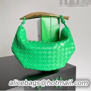 Buy Fashionable Bottega Veneta Sardine Bag in Intrecciato Leather 716082 Green 2023