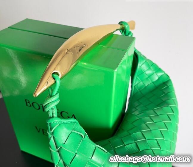 Buy Fashionable Bottega Veneta Sardine Bag in Intrecciato Leather 716082 Green 2023