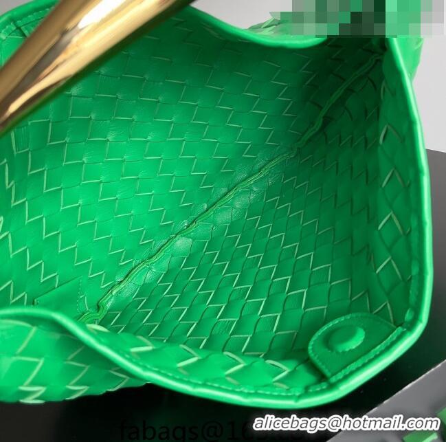 Buy Fashionable Bottega Veneta Sardine Bag in Intrecciato Leather 716082 Green 2023