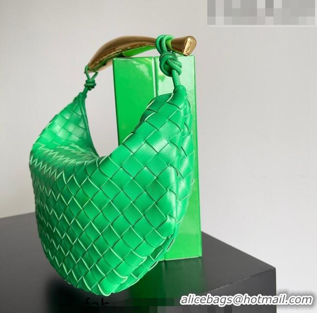 Buy Fashionable Bottega Veneta Sardine Bag in Intrecciato Leather 716082 Green 2023