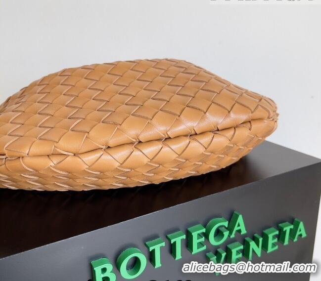 Shop Design Bottega Veneta Sardine Bag in Intrecciato Leather 716082 Light Brown 2023