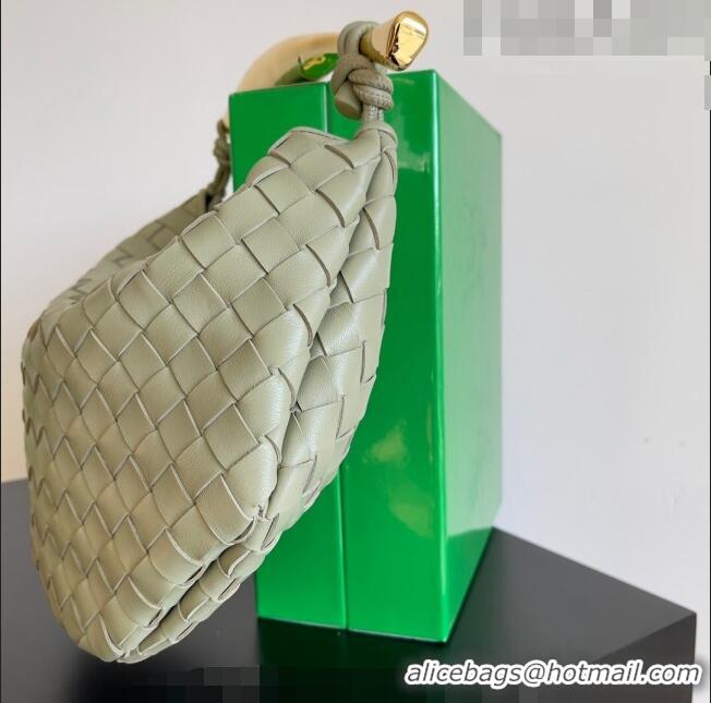 Cheapest Bottega Veneta Sardine Bag in Intrecciato Leather 716082 Travertine Green 2023