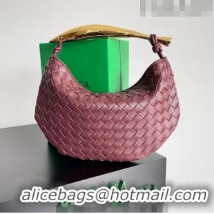 Shop Fashion Bottega Veneta Sardine Bag in Intrecciato Leather 716082 Barolo Red 2023