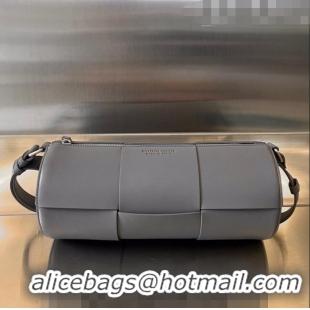 Promotional Bottega Veneta Medium Canette Bag in Maxi-Intrecciato Leather 741562 Grey 2023