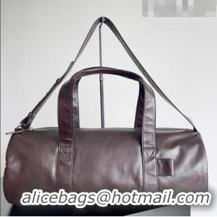 Cheapest Bottega Veneta Leather Gym Bag 731192 Brown 2023