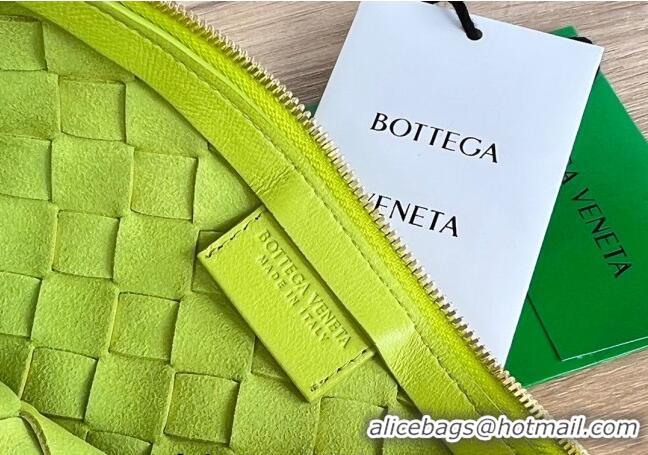 Top Design Bottega Veneta Small Turn Pouch in Intrecciato leather 701023 Kiwi Green 2023