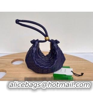 Shop Promotional Bottega Veneta Small Turn Pouch in Intrecciato leather 701023 Purple 2023