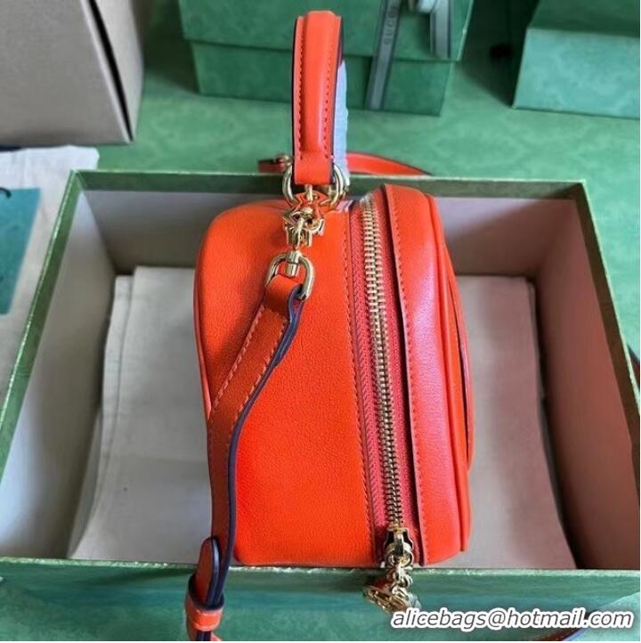 Inexpensive GUCCI BLONDIE TOP HANDLE BAG 744434 Orange