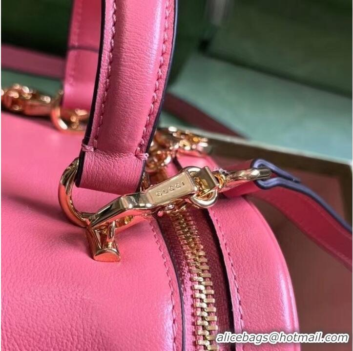 Famous Brand GUCCI BLONDIE TOP HANDLE BAG 744434 Pink