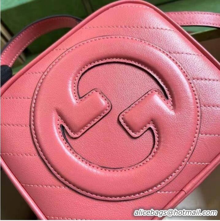 Famous Brand GUCCI BLONDIE TOP HANDLE BAG 744434 Pink