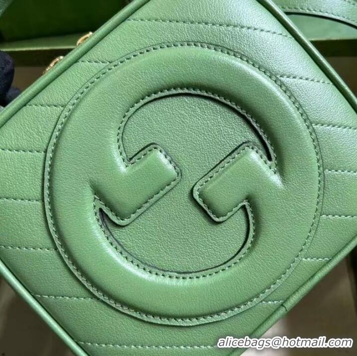 Good Product GUCCI BLONDIE TOP HANDLE BAG 744434 Light green