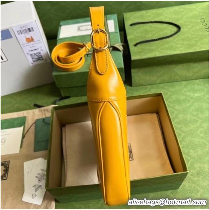 Top Quality GUCCI JACKIE 1961 SMALL SHOULDER BAG 636709 yellow