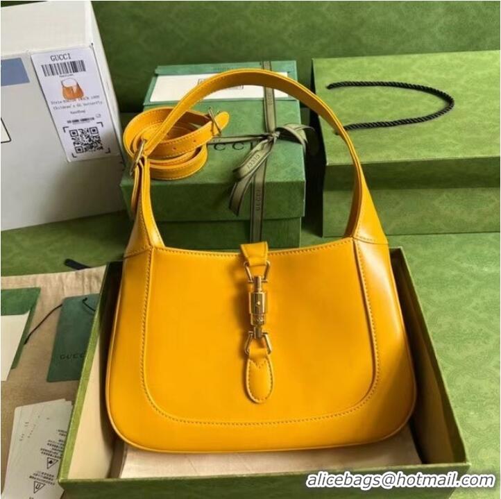 Top Quality GUCCI JACKIE 1961 SMALL SHOULDER BAG 636709 yellow