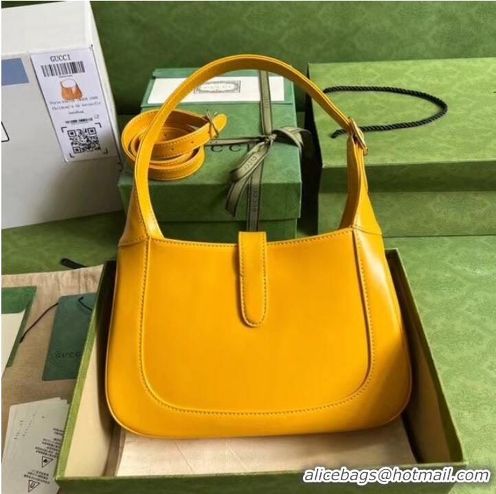 Top Quality GUCCI JACKIE 1961 SMALL SHOULDER BAG 636709 yellow