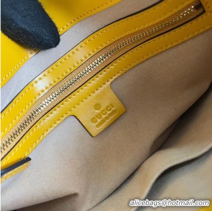 Top Quality GUCCI JACKIE 1961 SMALL SHOULDER BAG 636709 yellow