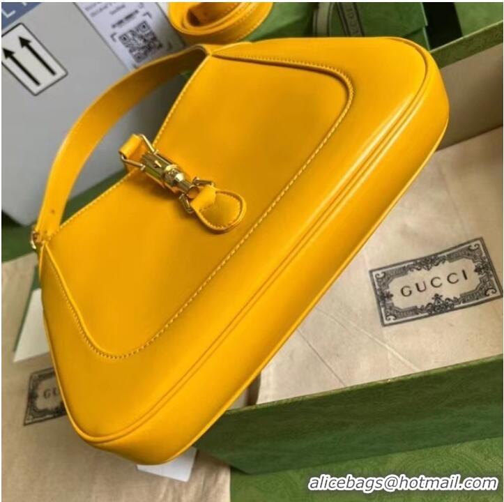 Top Quality GUCCI JACKIE 1961 SMALL SHOULDER BAG 636709 yellow