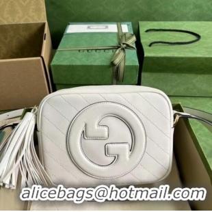 Famous Brand GUCCI BLONDIE SMALL SHOULDER BAG 742360 White