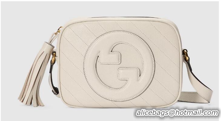 Famous Brand GUCCI BLONDIE SMALL SHOULDER BAG 742360 White