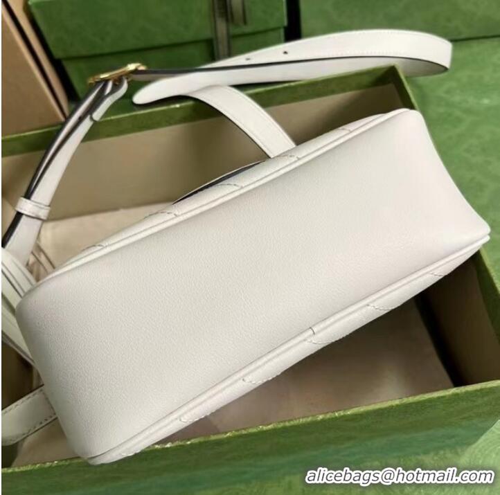 Famous Brand GUCCI BLONDIE SMALL SHOULDER BAG 742360 White