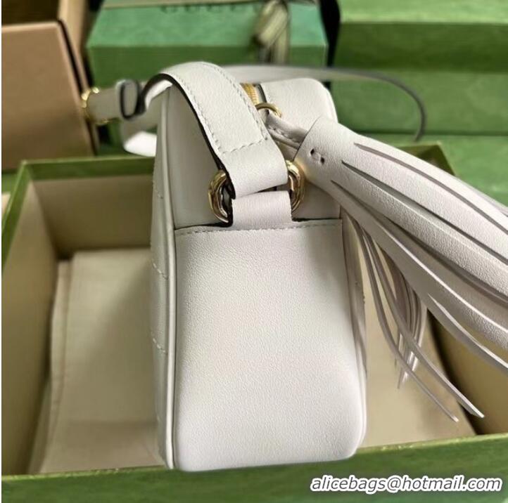 Famous Brand GUCCI BLONDIE SMALL SHOULDER BAG 742360 White