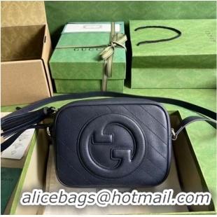 Top Quality GUCCI BLONDIE SMALL SHOULDER BAG 742360 Blue