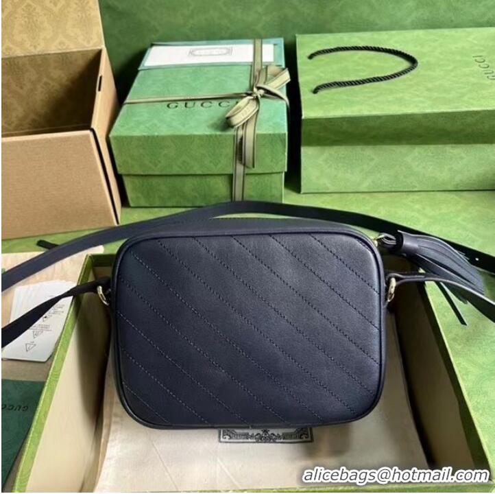 Top Quality GUCCI BLONDIE SMALL SHOULDER BAG 742360 Blue