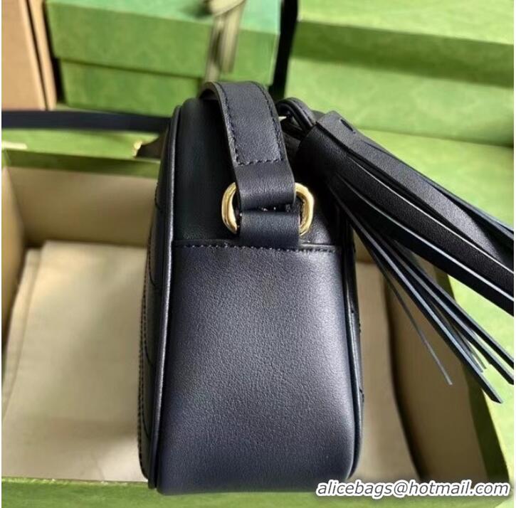 Top Quality GUCCI BLONDIE SMALL SHOULDER BAG 742360 Blue