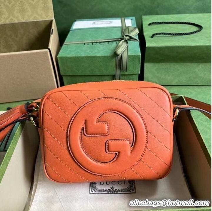 Well Crafted GUCCI BLONDIE SMALL SHOULDER BAG 742360 orange