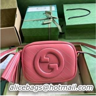 Top Quality GUCCI BLONDIE SMALL SHOULDER BAG 742360 Pink