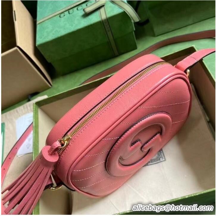 Top Quality GUCCI BLONDIE SMALL SHOULDER BAG 742360 Pink