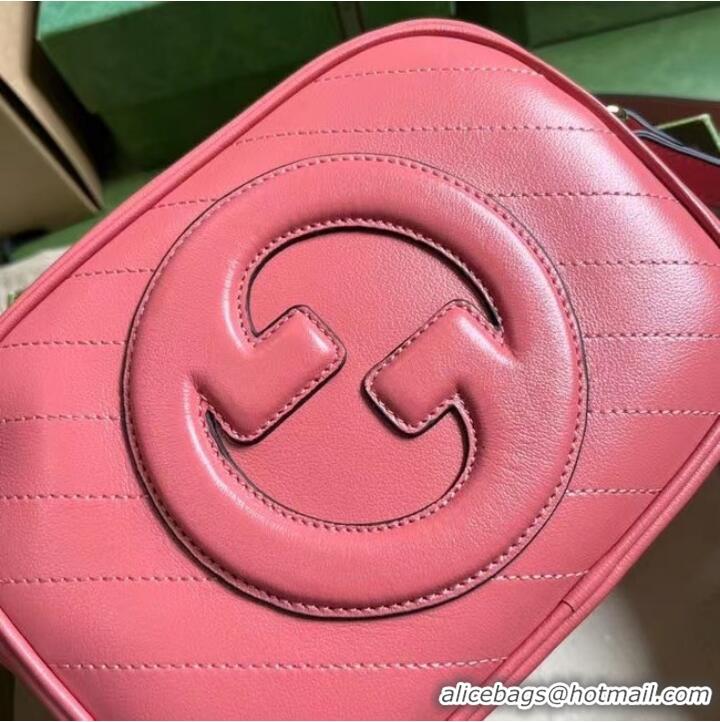 Top Quality GUCCI BLONDIE SMALL SHOULDER BAG 742360 Pink