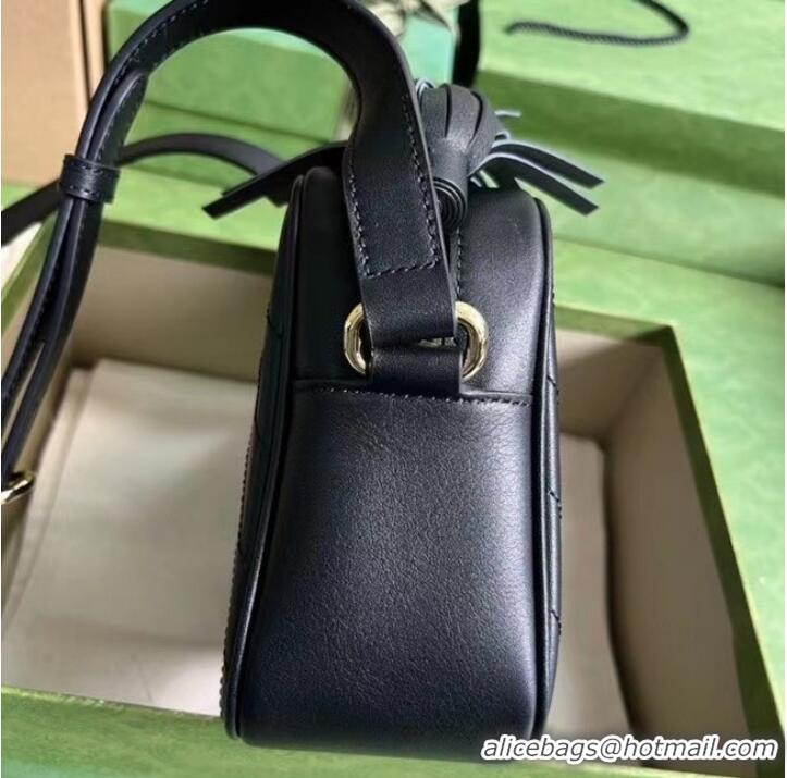 Unique Grade GUCCI BLONDIE SMALL SHOULDER BAG 742360 black