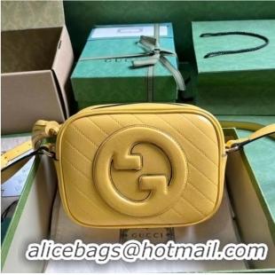 New Style GUCCI BLONDIE SMALL SHOULDER BAG 742360 Yellow