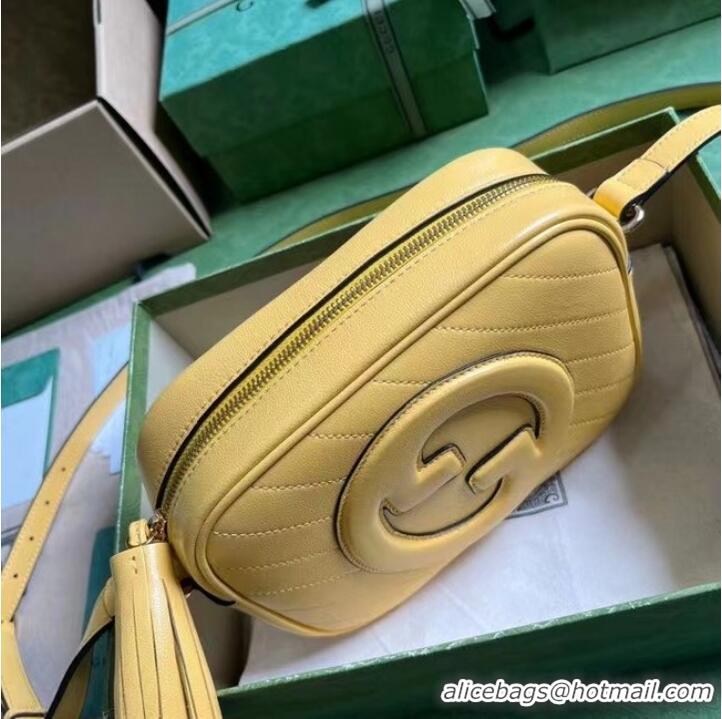 New Style GUCCI BLONDIE SMALL SHOULDER BAG 742360 Yellow