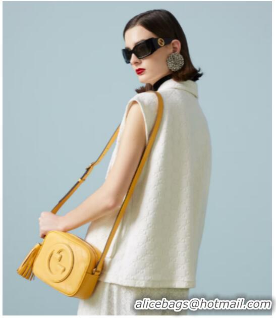 New Style GUCCI BLONDIE SMALL SHOULDER BAG 742360 Yellow