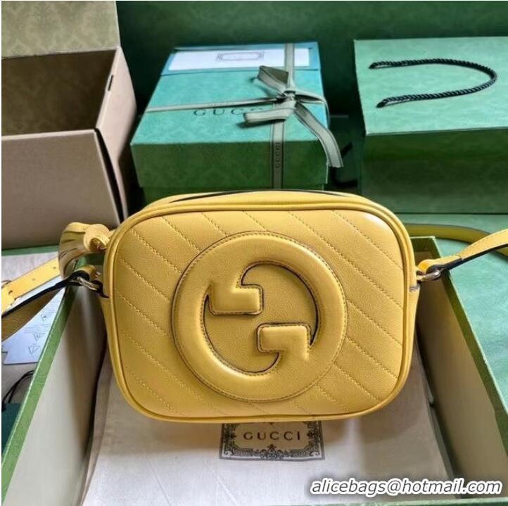 New Style GUCCI BLONDIE SMALL SHOULDER BAG 742360 Yellow