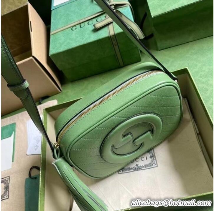 Good Quality GUCCI BLONDIE SMALL SHOULDER BAG 742360 Green