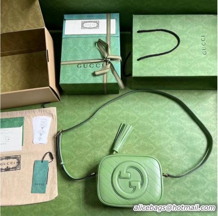 Good Quality GUCCI BLONDIE SMALL SHOULDER BAG 742360 Green