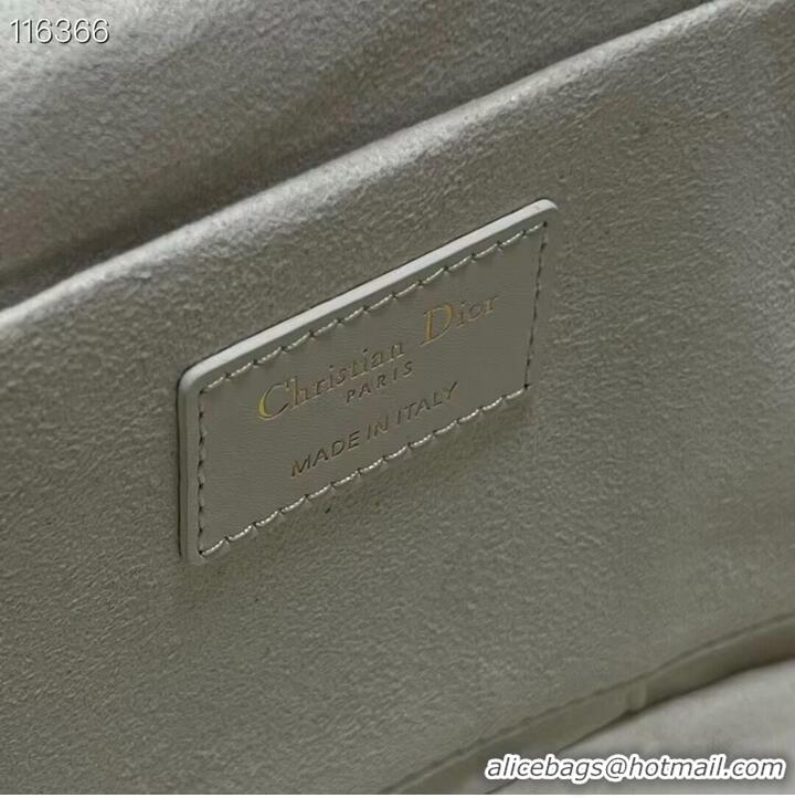 Best Price MEDIUM CD SIGNATURE VANITY CASE Calfskin with Embossed CD Signature S2202UTZQ Latte