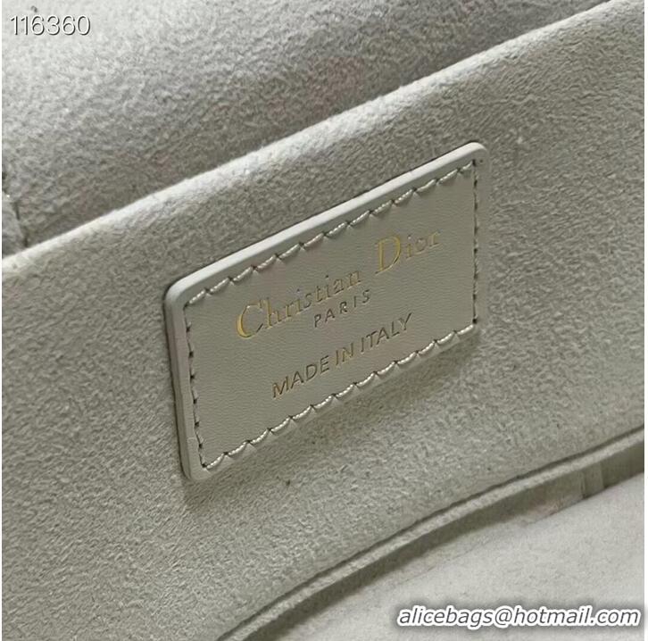 Buy Fashionable SMALL CD SIGNATURE VANITY CASE Calfskin with Embossed CD Signature S2203UTZQ Latte