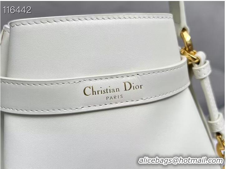 Top Grade MEDIUM CEST DIOR BAG CD-Embossed Calfskin M2271UBHA Latte