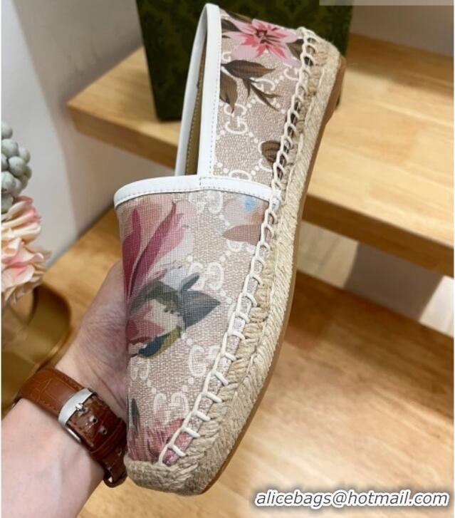 Luxury Gucci Printed GG Canvas Espadrilles Grey 425069