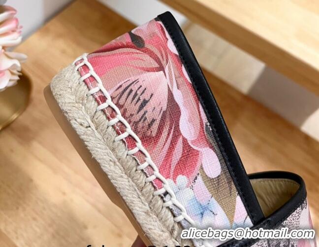 Best Grade Gucci Printed GG Canvas Espadrilles Beige 425070