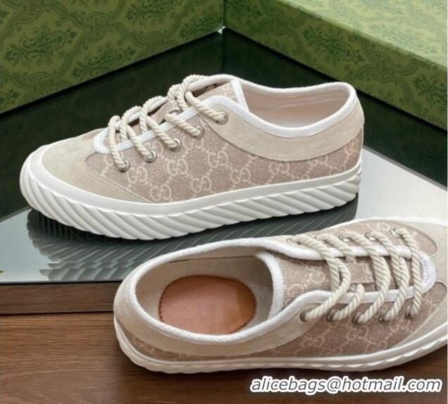 Top Design Gucci GG Canvas Low top Sneakers Grey 607067