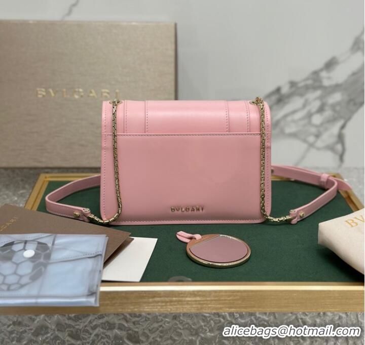 Buy Inexpensive Bvlgari Serpenti Forever leather crossbody bag 289676 pink